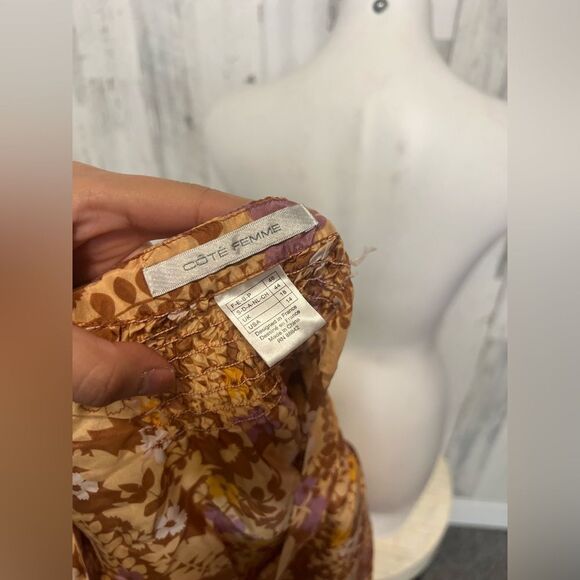 Cote Femme floral blouse - Picture 4 of 4